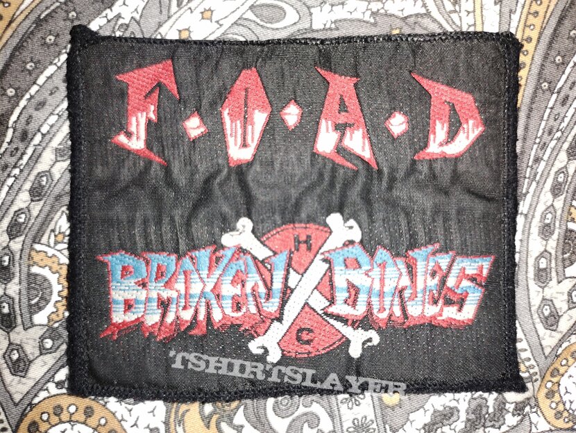 Broken Bones - F.O.A.D. woven patch 