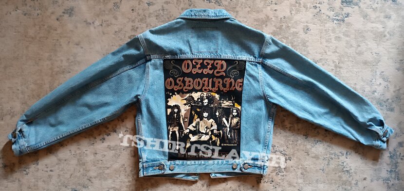 Ozzy Osbourne Hard &amp; heavy denim jacket from 80s 