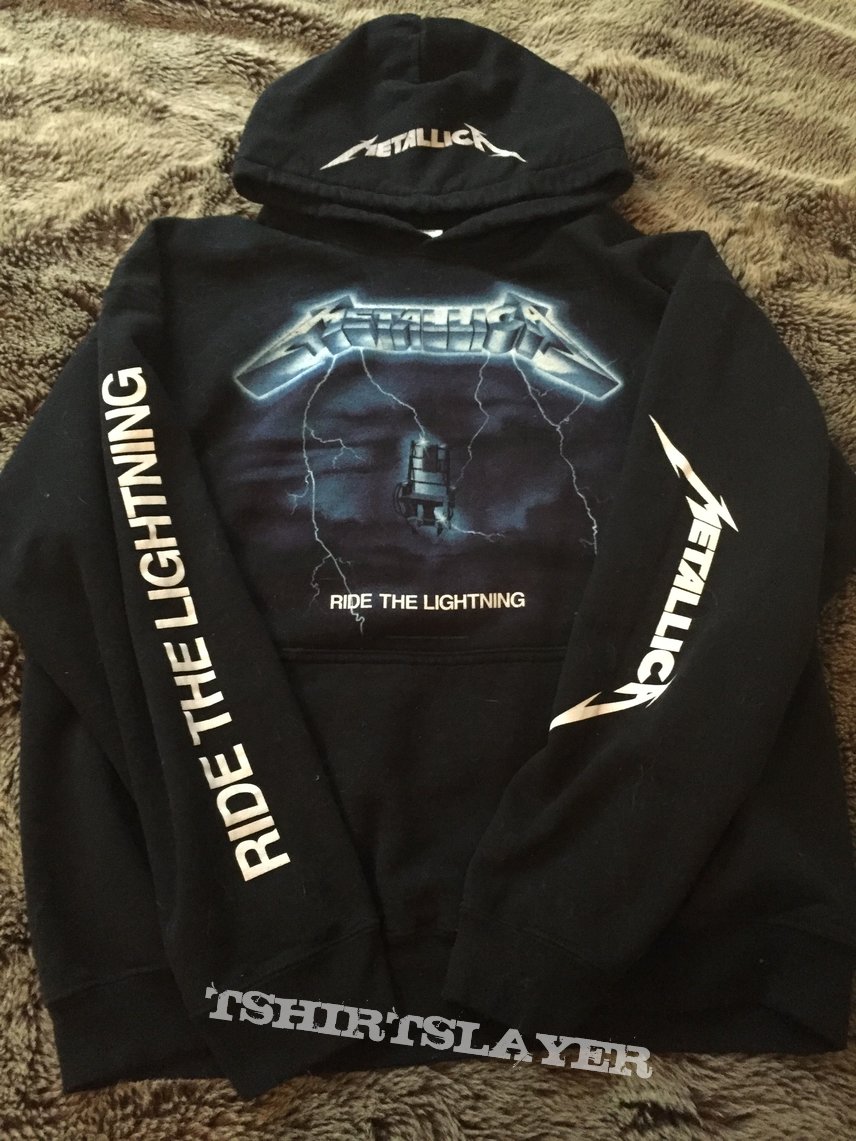 Metallica Ride the Lightning Sweatshirt | TShirtSlayer TShirt and  BattleJacket Gallery