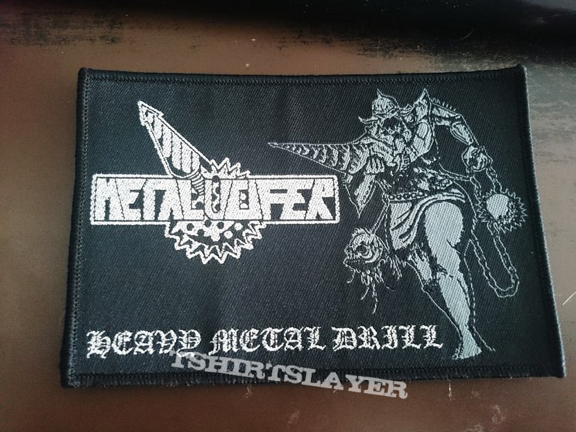 Metalucifer Heavy Metal Drill Patch woven