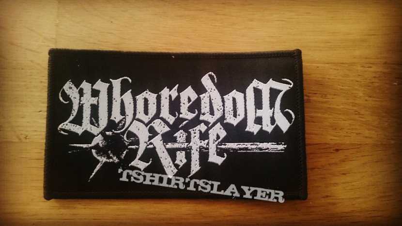 Whoredom Rife Patch woven