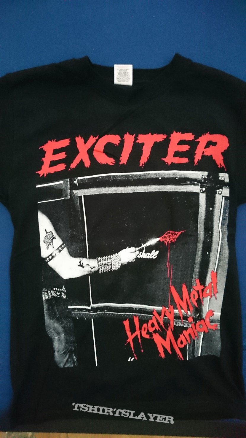 Exciter Shirt Heavy Metal maniac