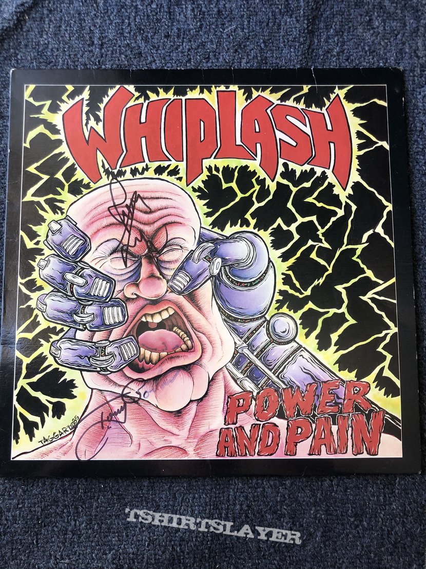 Whiplash Power and Pain LP (Signed)