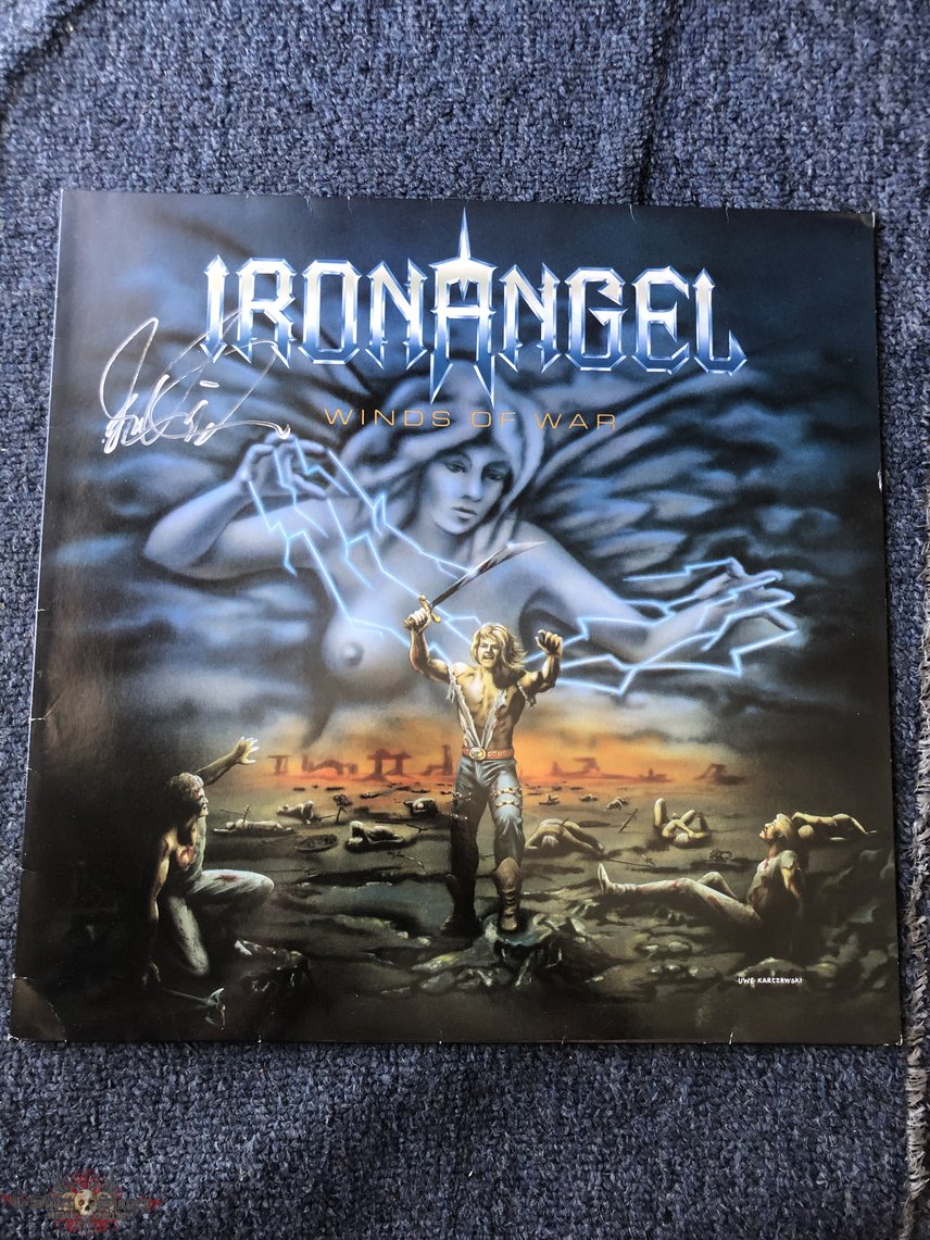 Iron Angel Winds Of War Lp (Signed)