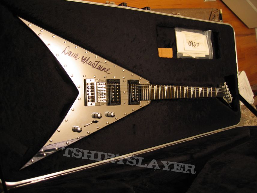 Megadeth Unique Jackson custom Mirror King V owned by Dave Mustaine