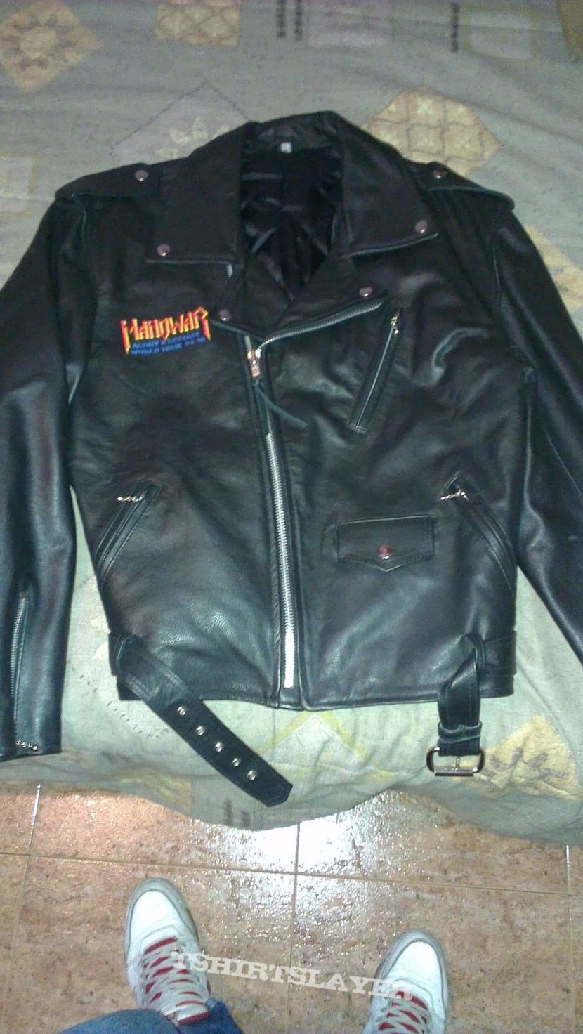 Manowar - Agony &amp; Ecstasy World Tour ‘94 / ‘95 - Original Airbrush Leather Jacket