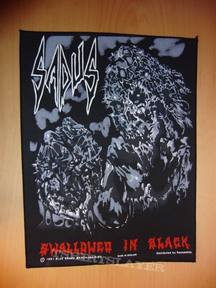 Sadus - Swallowed in Black Backpatch Sadus - Swallowed in Black Backpatch