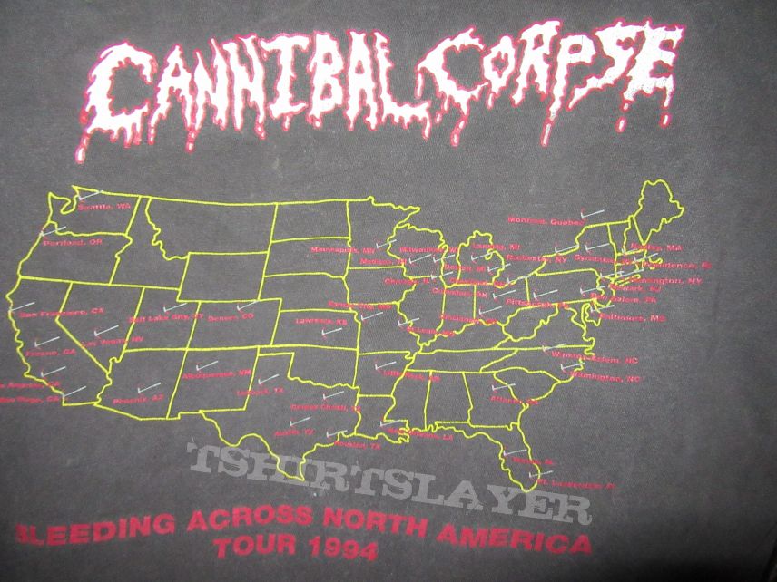 Cannibal Corpse  Bleeding Across North America tour &#039;94