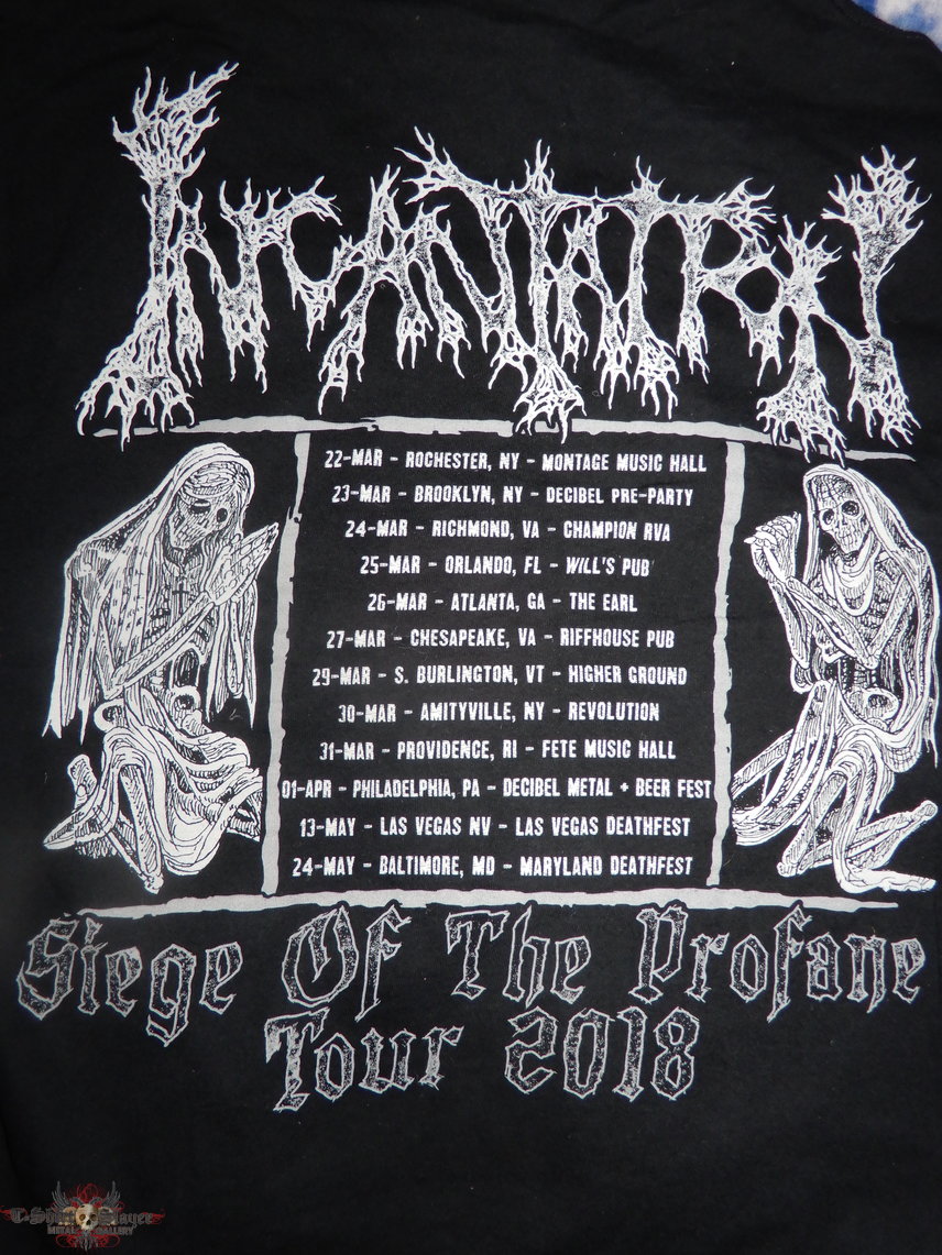 Incantation 2018 tour