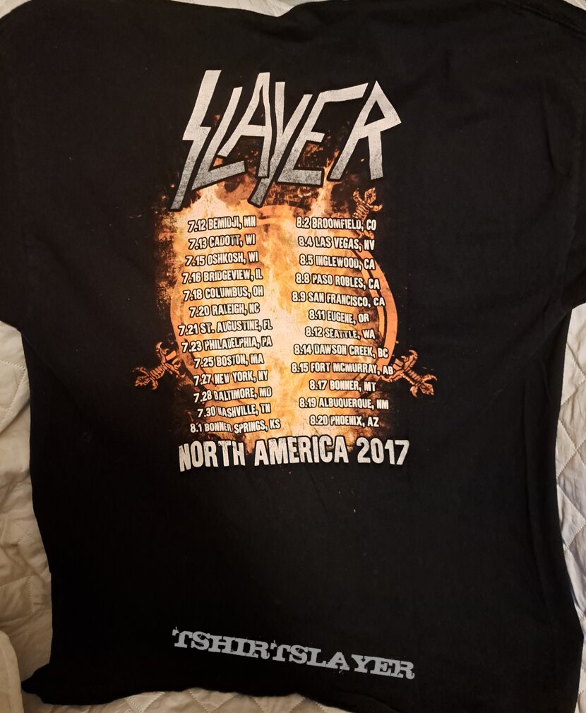 Slayer 2017 North America tour Slayer 2017 North America tour