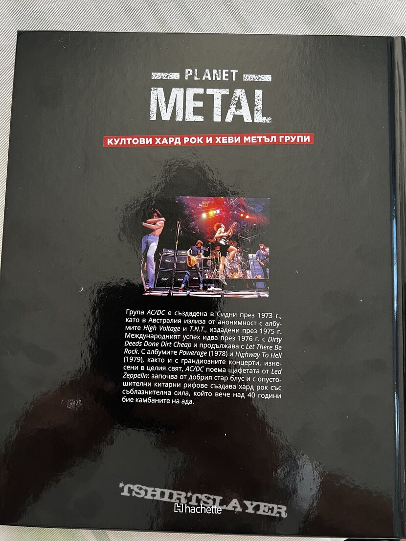 AC/DC Planet Metal Book