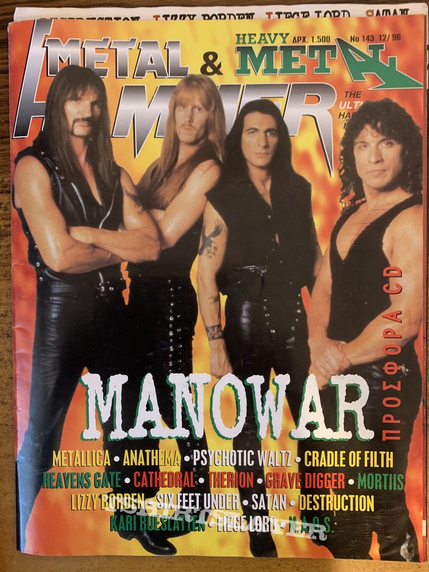 Manowar Metal Hammer 12/96 | TShirtSlayer TShirt and BattleJacket Gallery