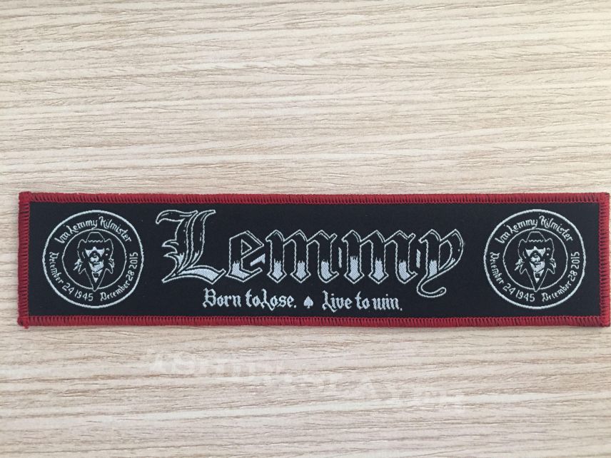 Motörhead Motorhead - Lemmy - Born to Lose - Red Border