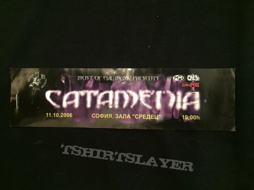 Catamenia - ticket