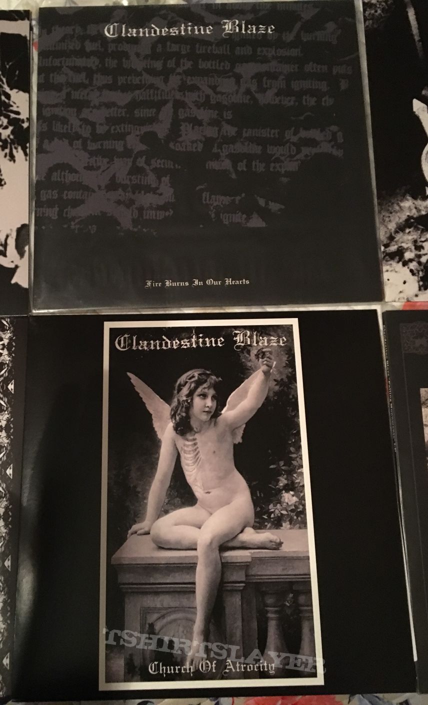 Clandestine Blaze 6 LP lot