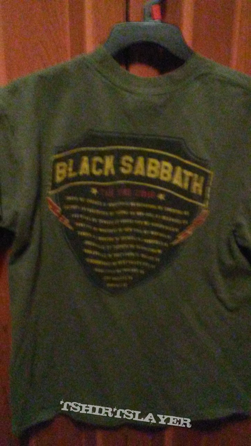 Black Sabbath War Pigs Tour Shirt