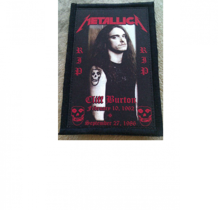 Metallica Cliff Burton Patch