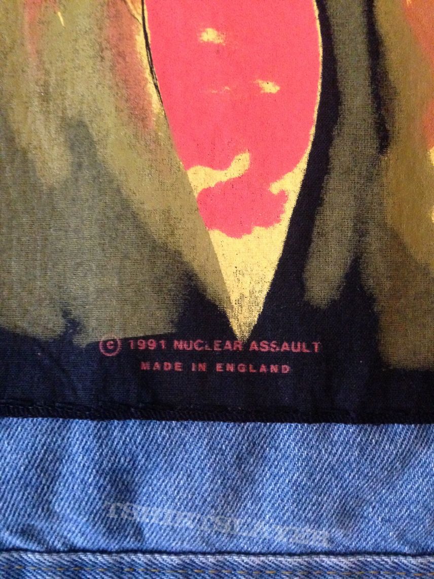 Nuclear Assault 1991 Survive Back Patch