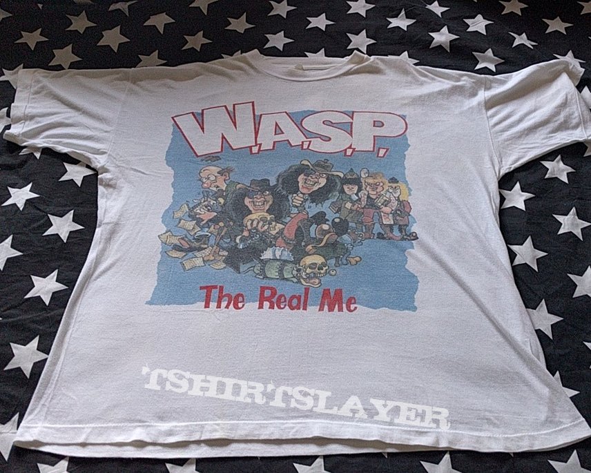 W.A.S.P. The Real Me european tour 89 t-shirt Headless Children