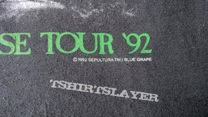 Sepultura third world posse tour 92 