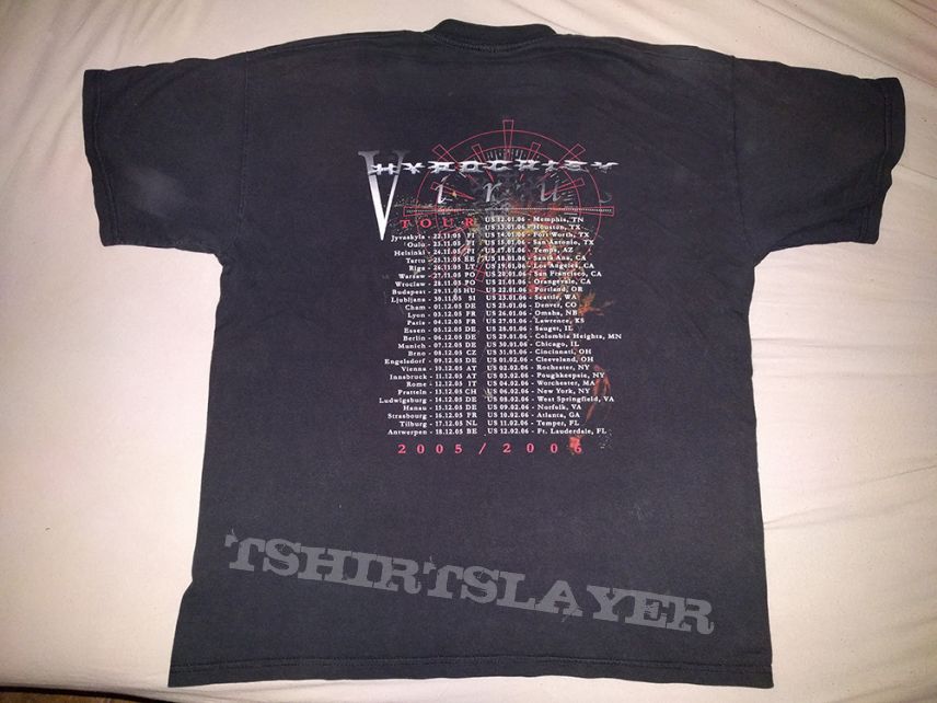 Hypocrisy virus tour shirt