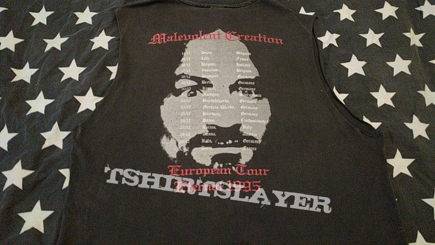 Malevolent creation european eternal tour 1995 sleeveless t-shirt