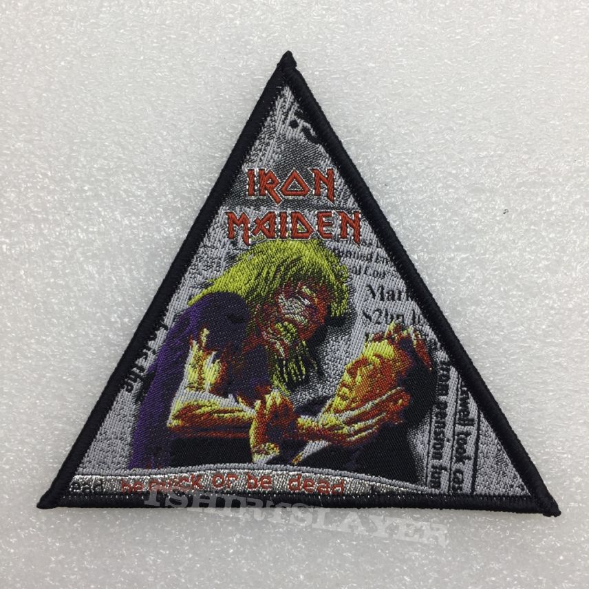 Iron Maiden &quot;Be Quick Or Be Dead&quot; triangle patches