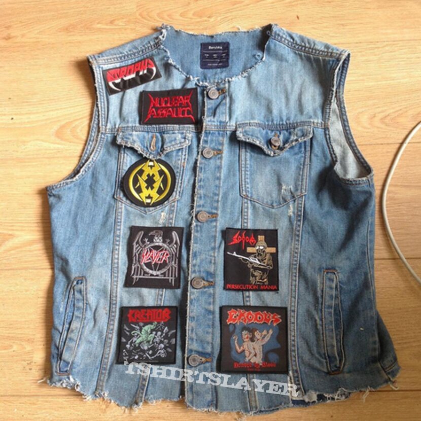 Exodus Thrash Metal battle jacket UNFINISHED