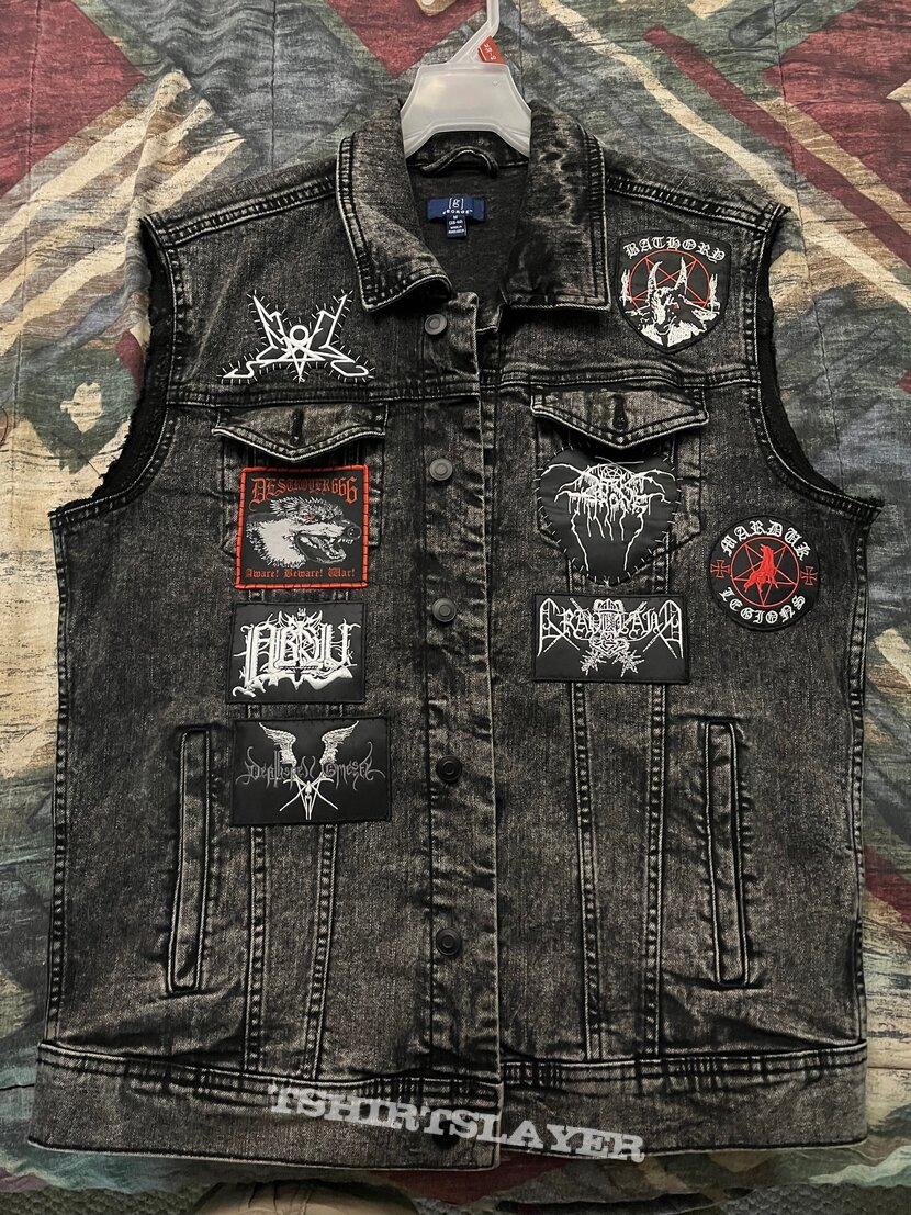 Emperor Black metal vest update