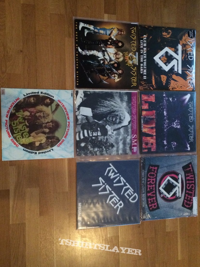 Twisted Sister vinyl collection
