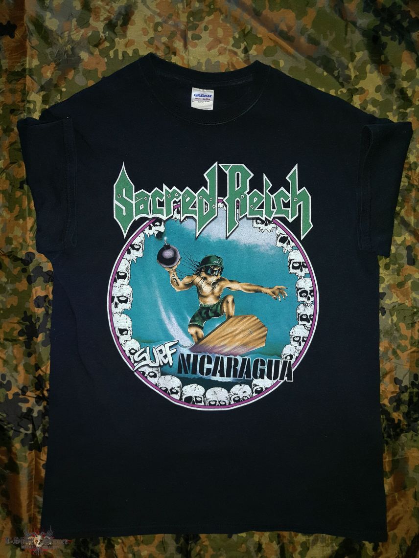 T-shirt Sacred Reich &quot;Surf Nicaragua&quot;