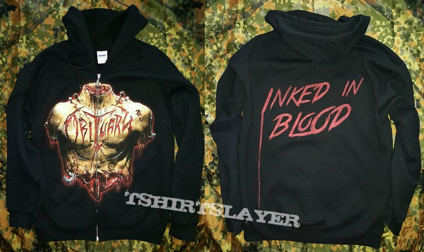 Hoodie Obituary &quot;Inked In Blood&quot;