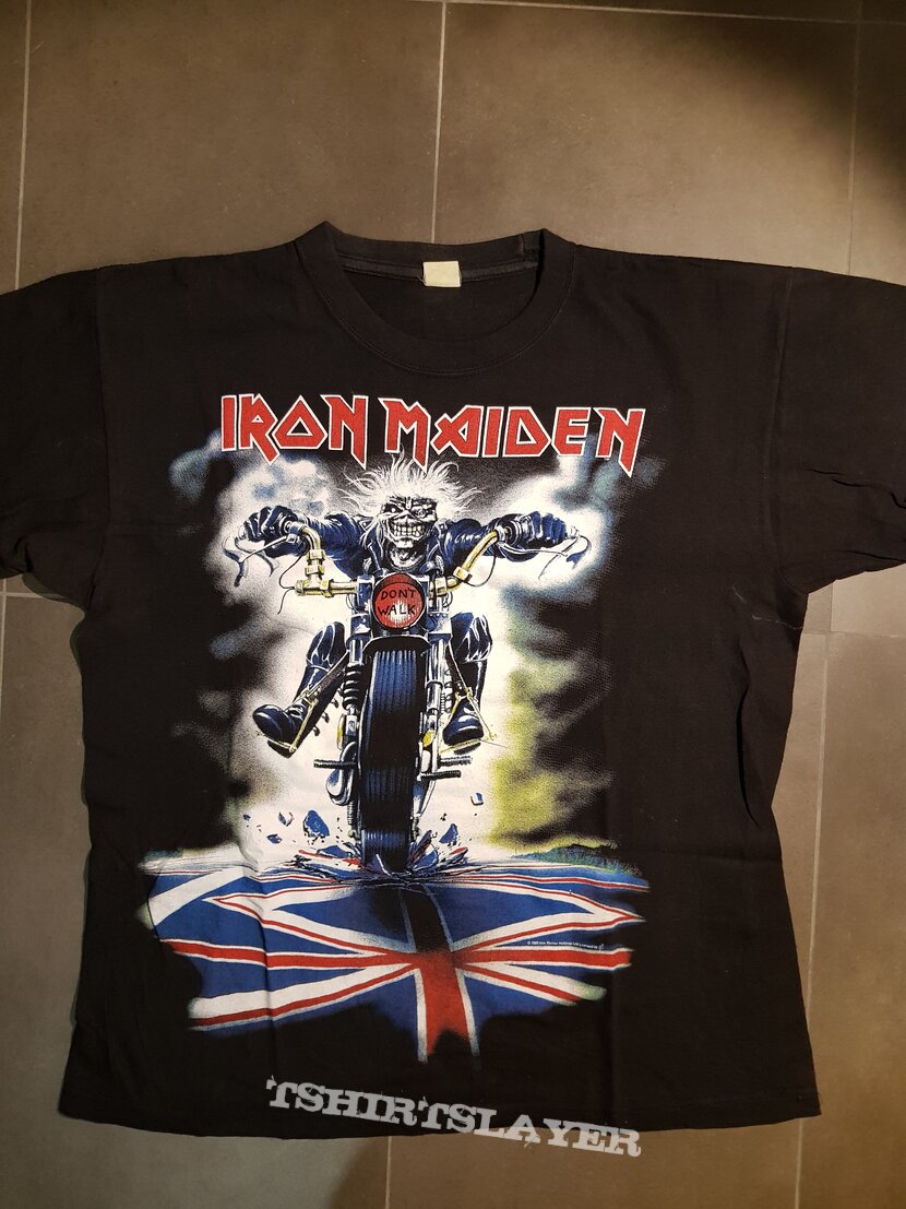 IRON MAIDEN - Don't Walk Shirt 1989 | TShirtSlayer TShirt and BattleJacket  Gallery