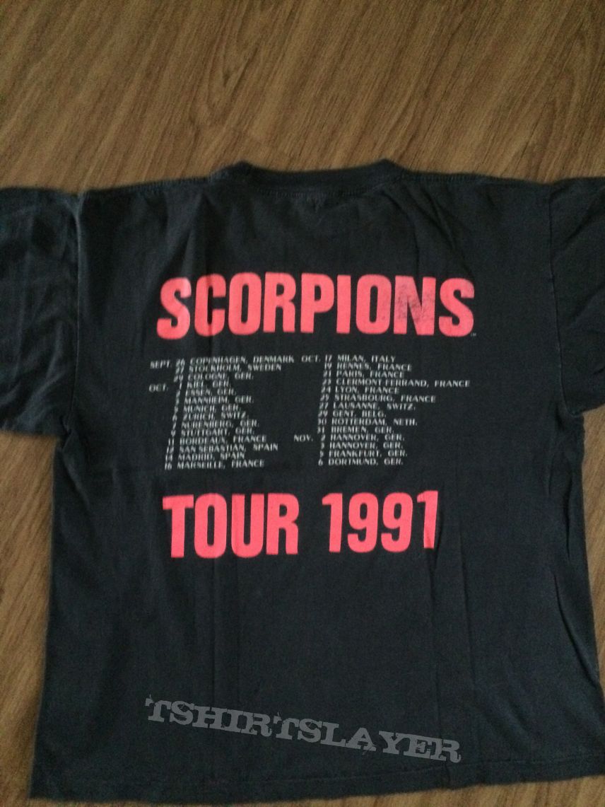 Scorpions - Crazy World Tourshirt 1991