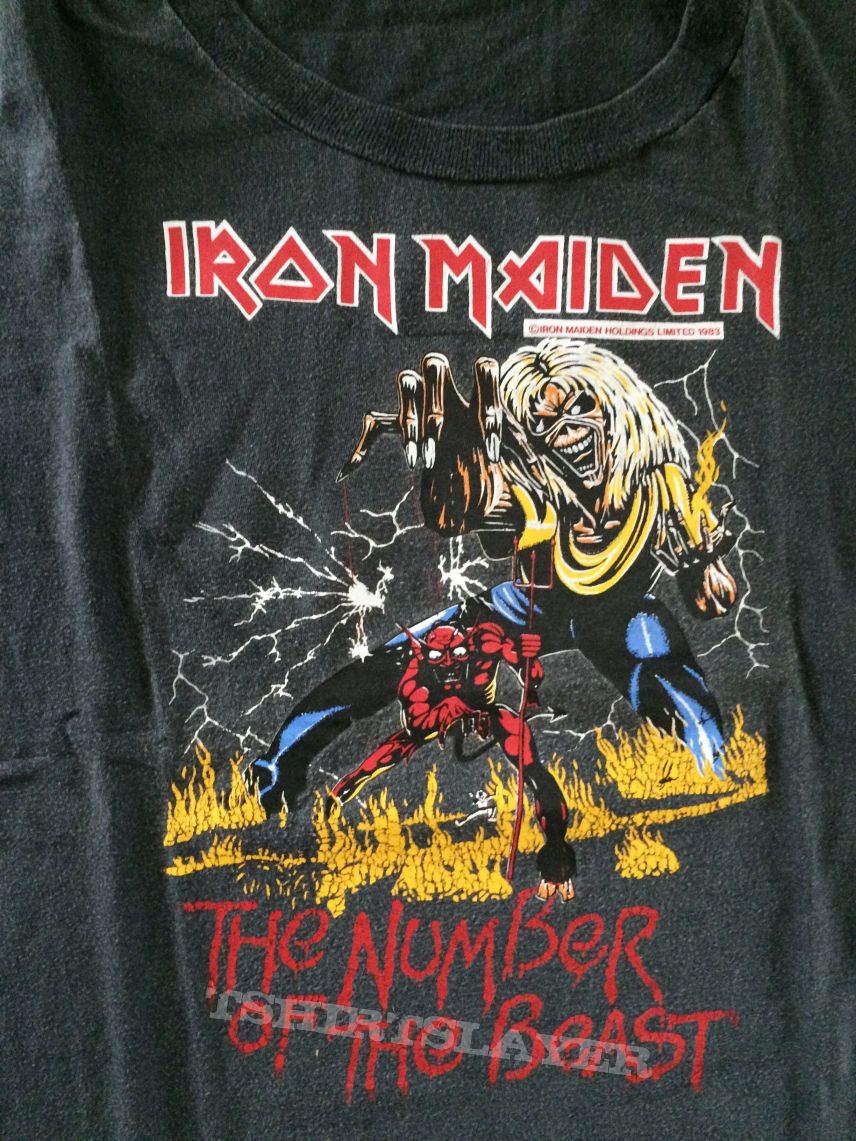 Iron Maiden - The Number Of The Beast Original T-Shirt | TShirtSlayer ...