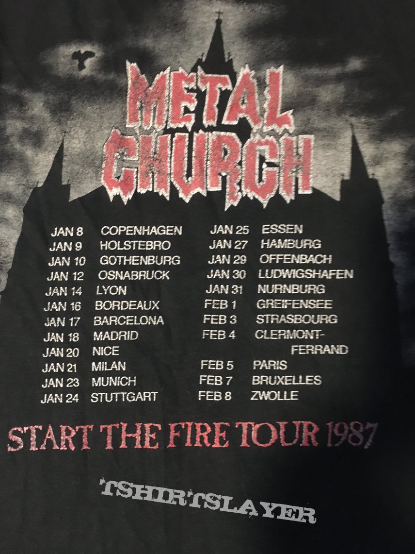 Metal Church - &quot;Start the Fire&quot;-Tourshirt