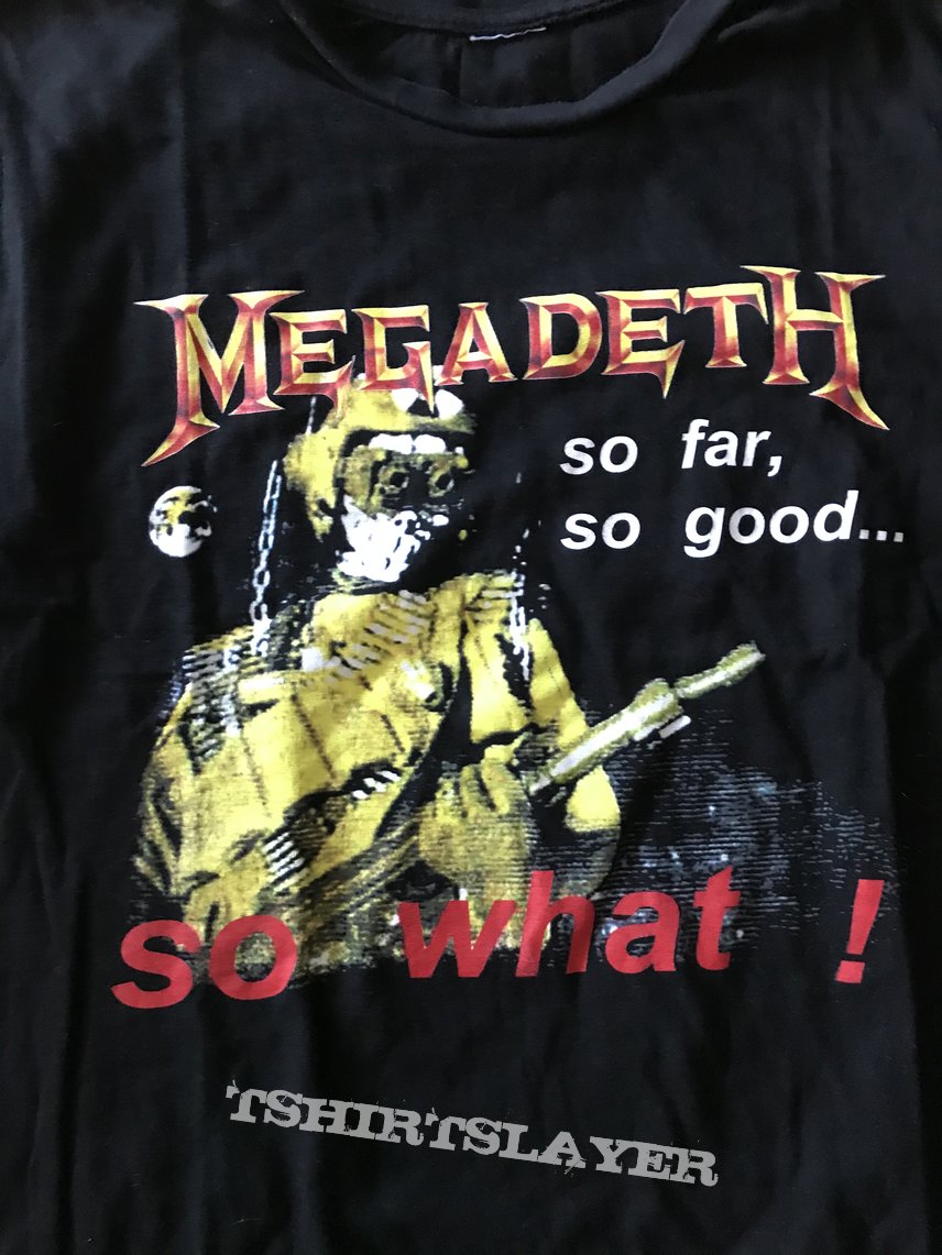 Megadeth - "So far, so good, so what" Tank Top | TShirtSlayer TShirt and  BattleJacket Gallery