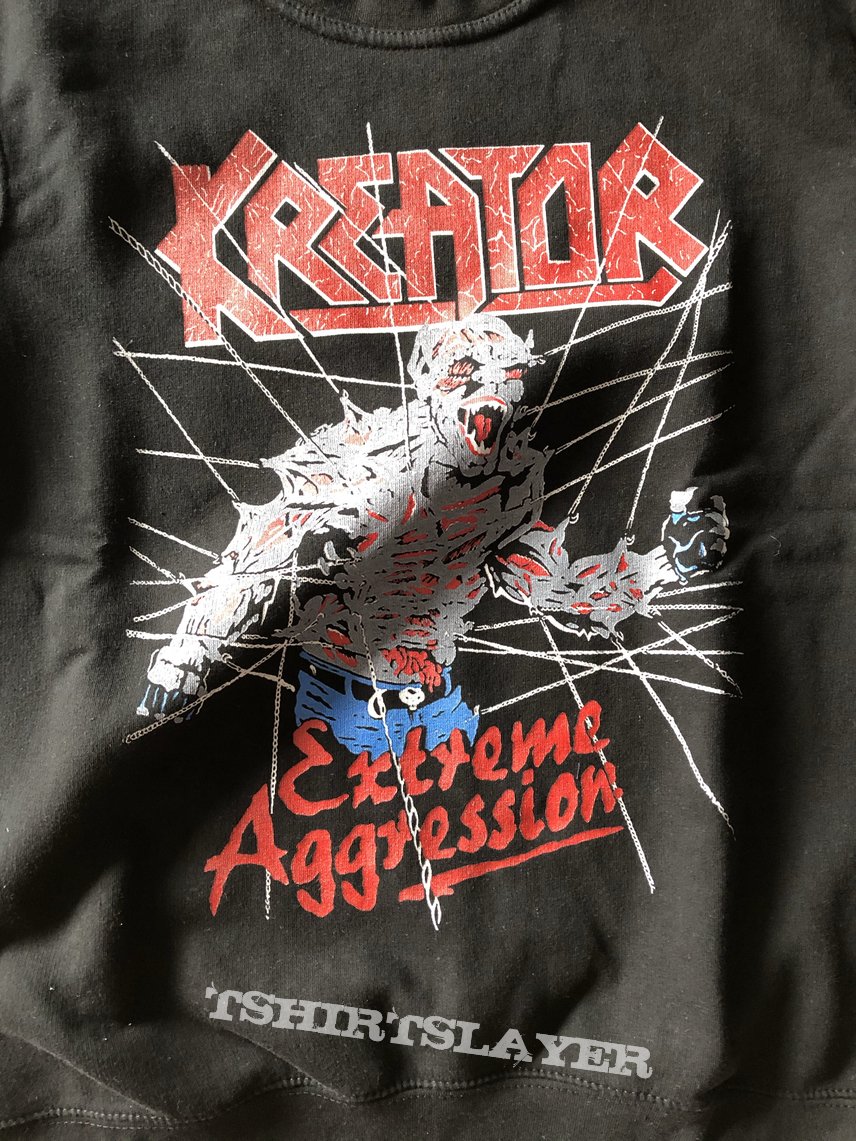Kreator - Extreme Aggression Tour Sweater 1989 | TShirtSlayer TShirt and  BattleJacket Gallery