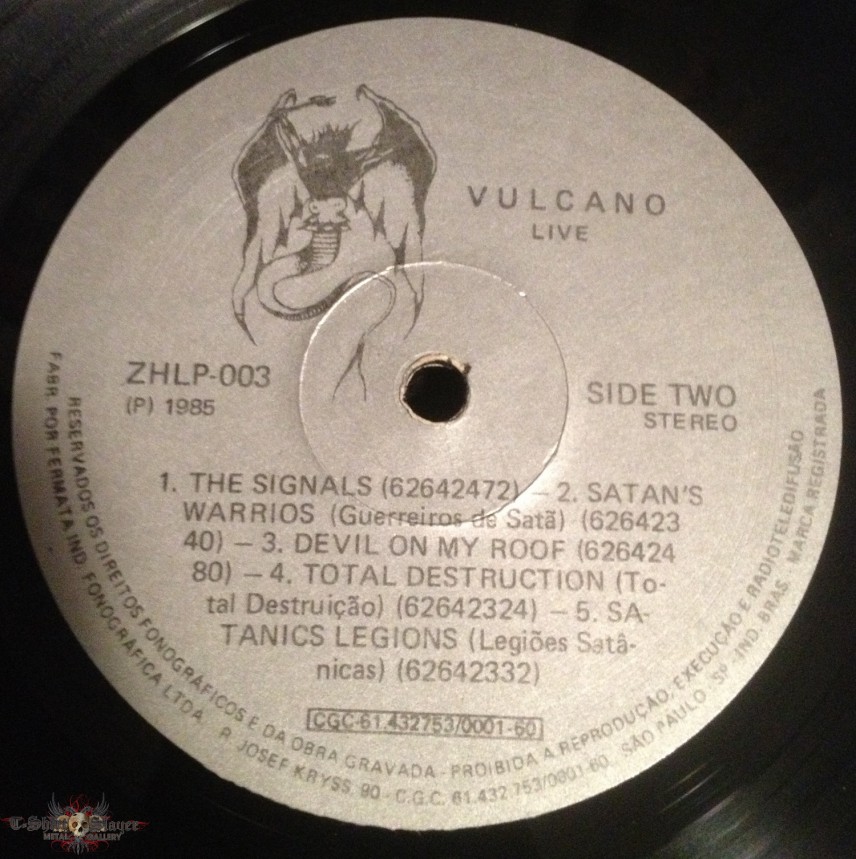Vulcano - Live! LP