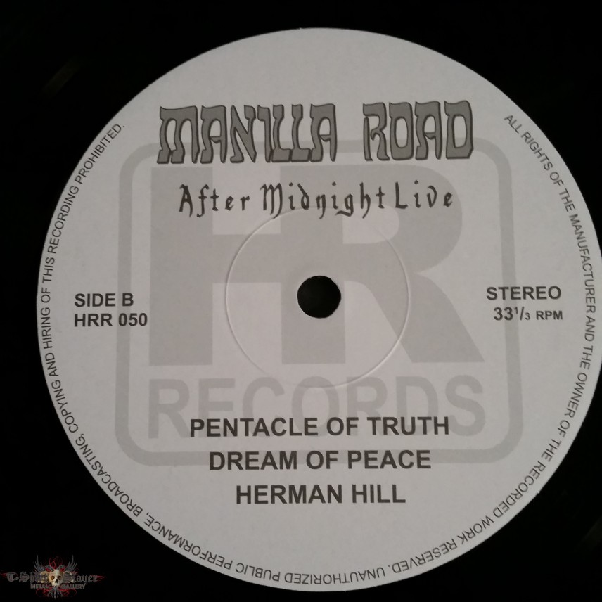 Manilla Road - After Midnight Live LP