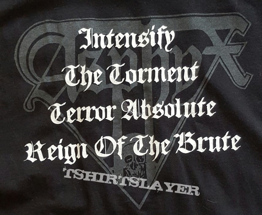 Asphyx Reign of the Bute shirt. 2012