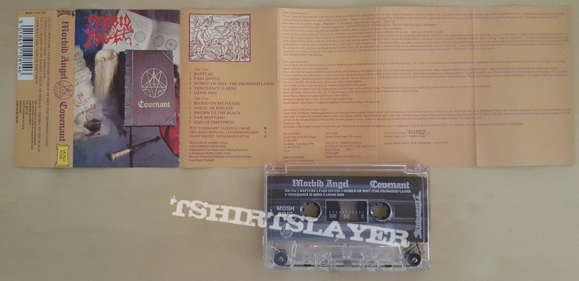 Morbid Angel - Covenant Cassette, Earache Records 1993