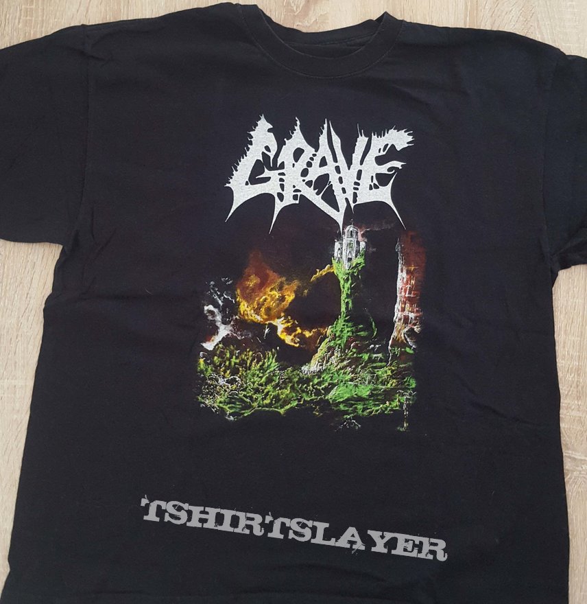 SOLD - Grave  - Into the Grave TS, XL, 1991