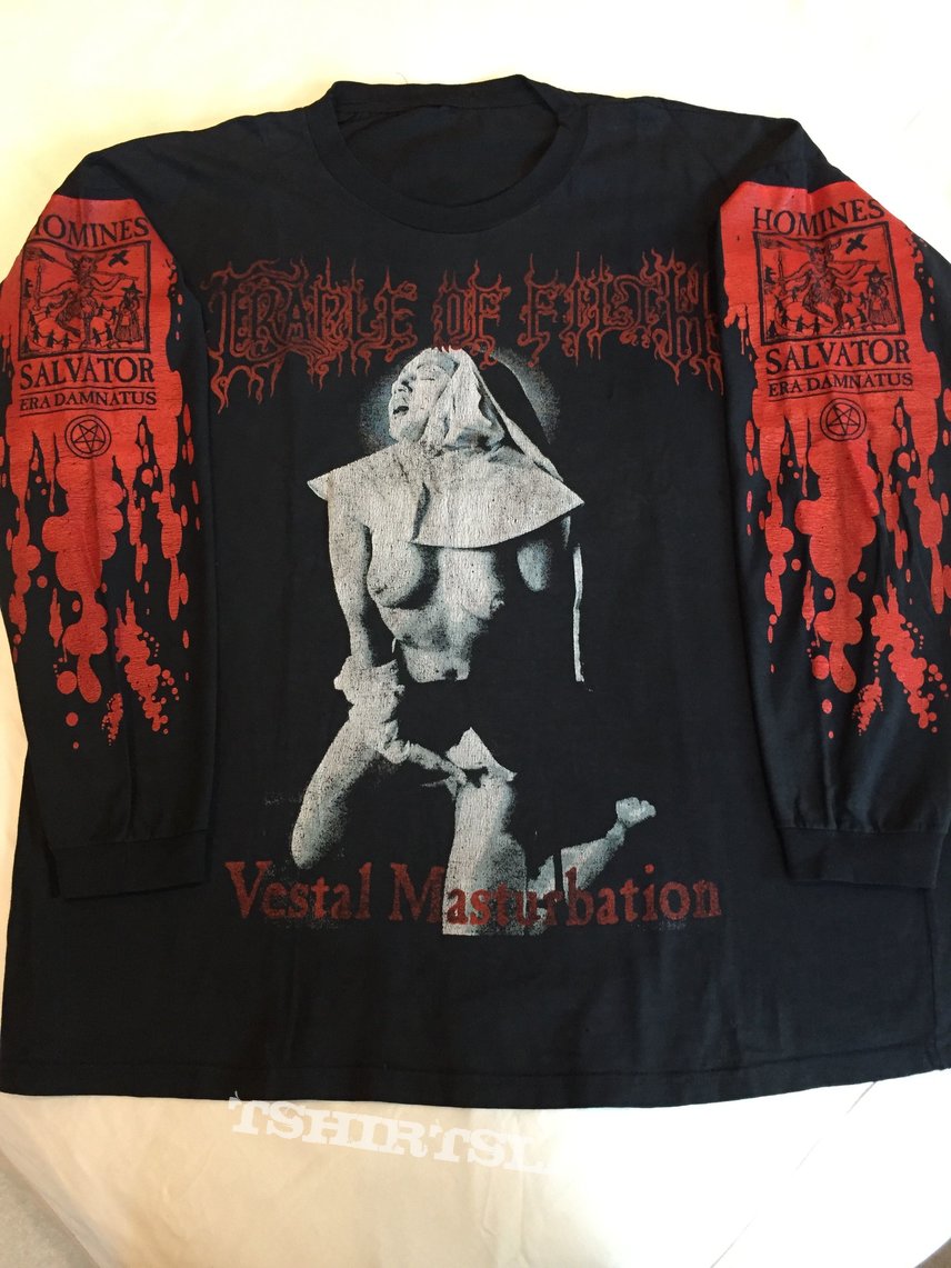 Cradle Filth, Cradle Of Filth - Vestal Masturbation TShirt or Longsleeve | TShirtSlayer