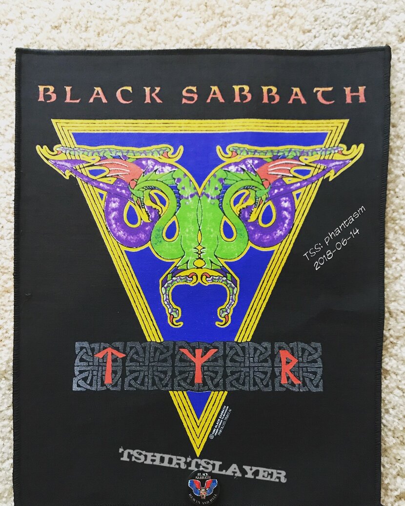 Black Sabbath Tyr Back Patch