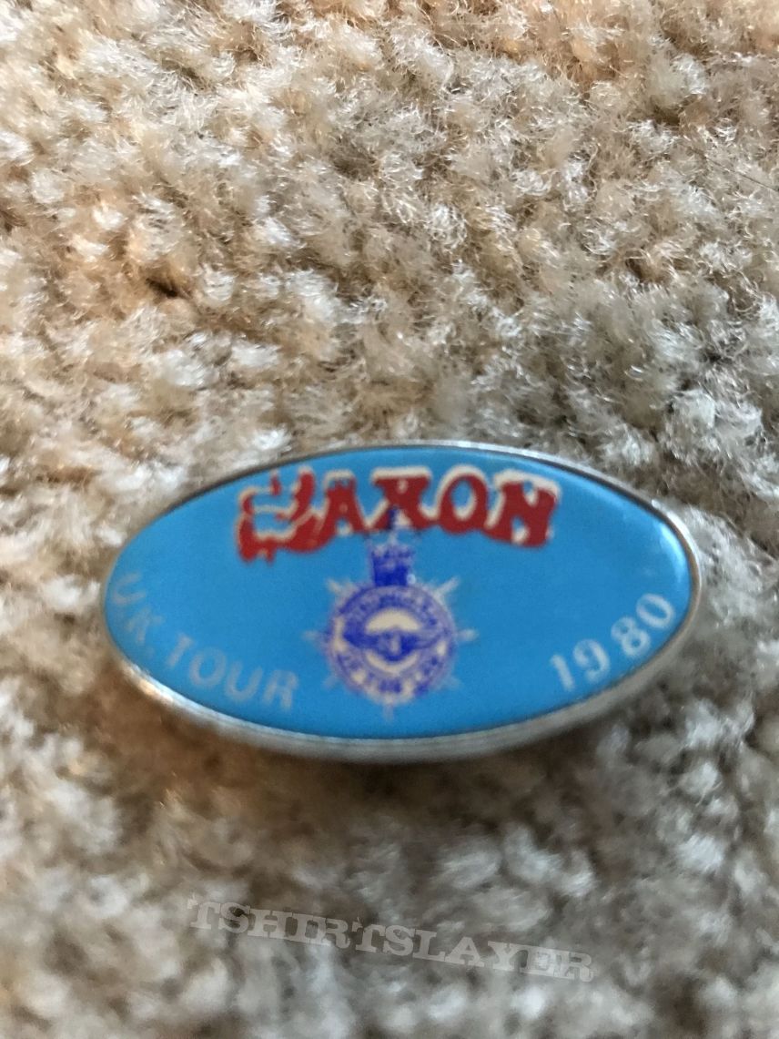 Saxon UK 1980 Tour badge