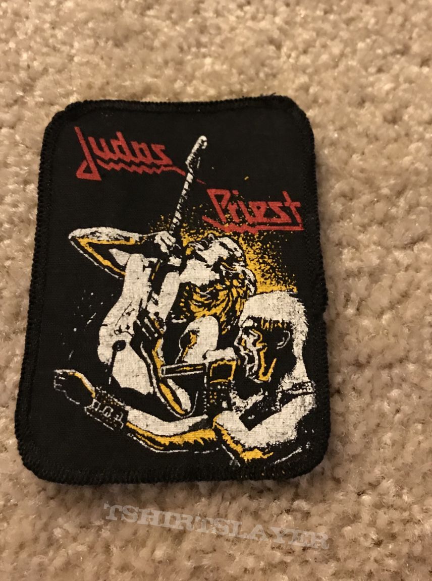 Judas Priest Rob Halford and KK Downing printed patch