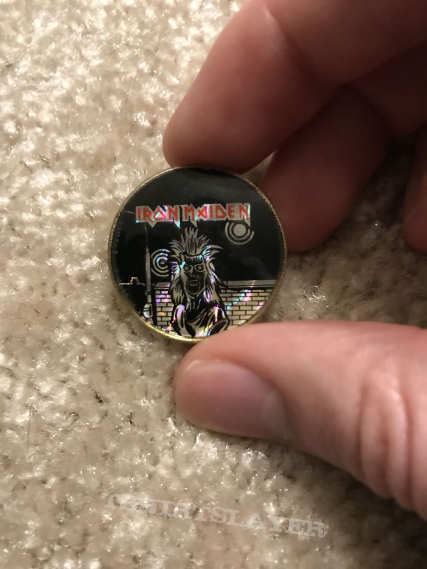 Iron Maiden S/T prism badge