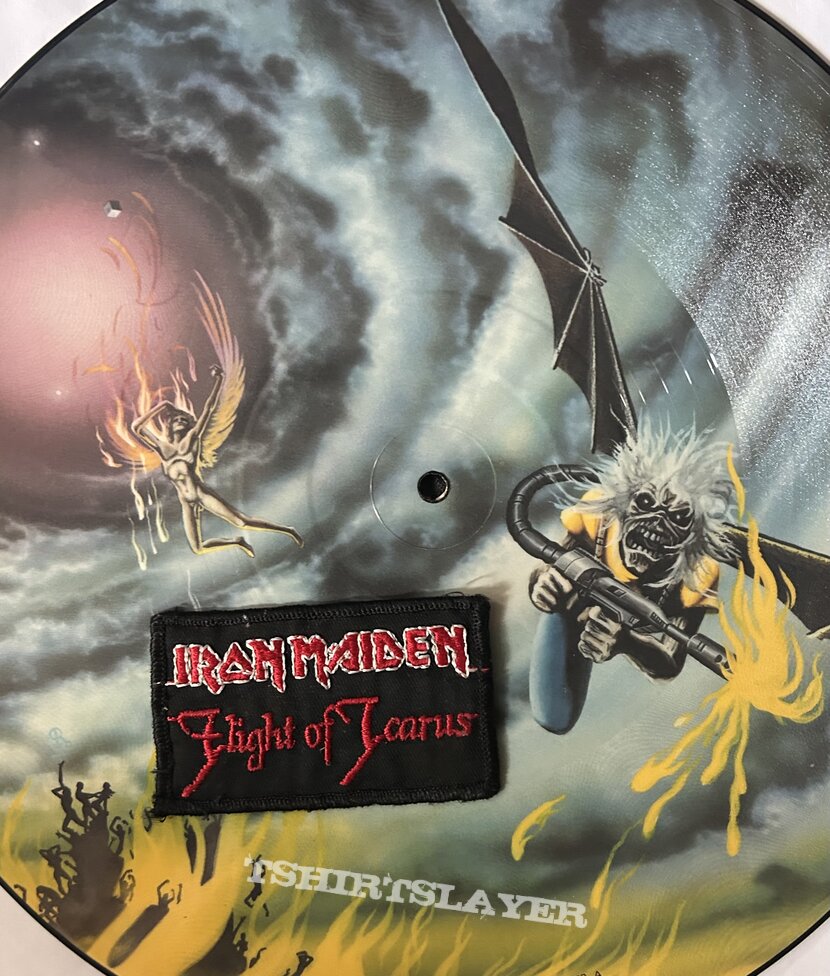 Iron Maiden Flight of Icarus Embroidered patch