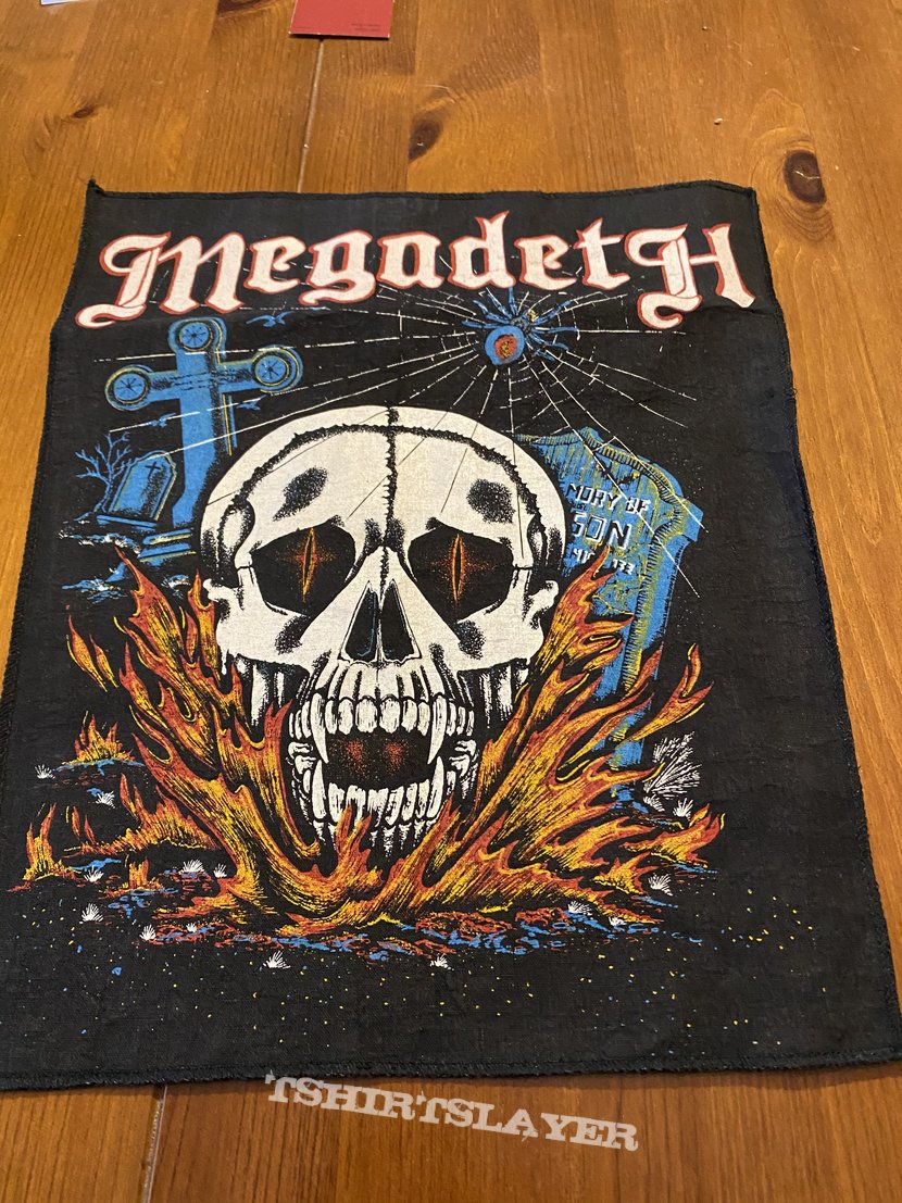 Megadeth Skull Back Patch